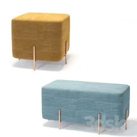 Padded stool bench sancal elephant
